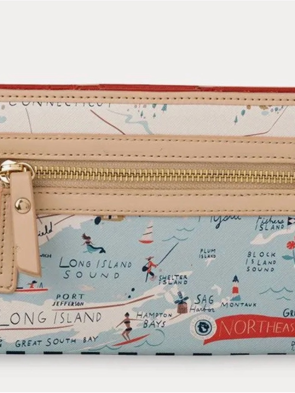 Spartina Northeastern Harbors Snap Wallet - Picture 6 of 8